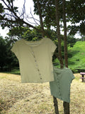 短衫斜鈕開衫