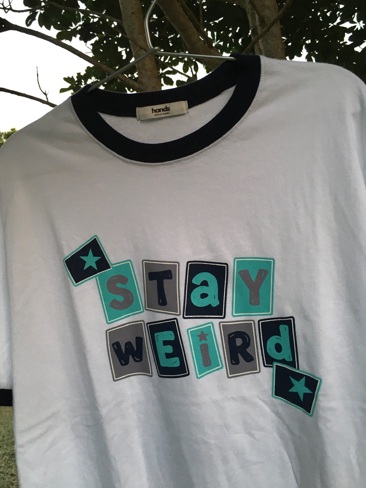 撞色 Tee