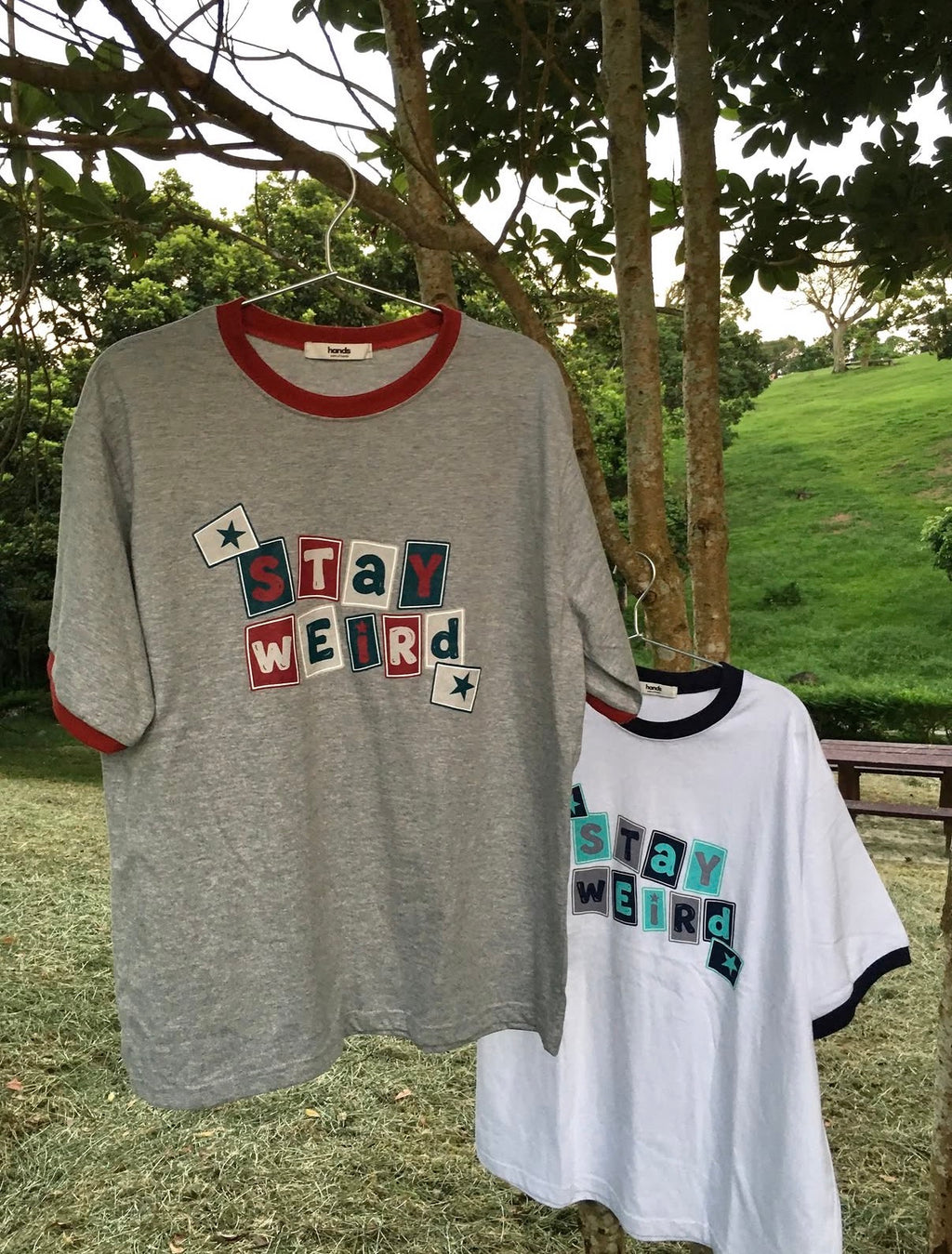撞色 Tee